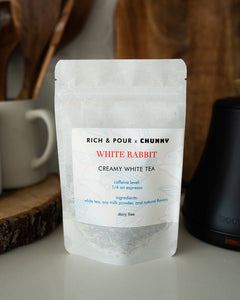 White Rabbit - Creamy White Tea Blend - Rich And Pour