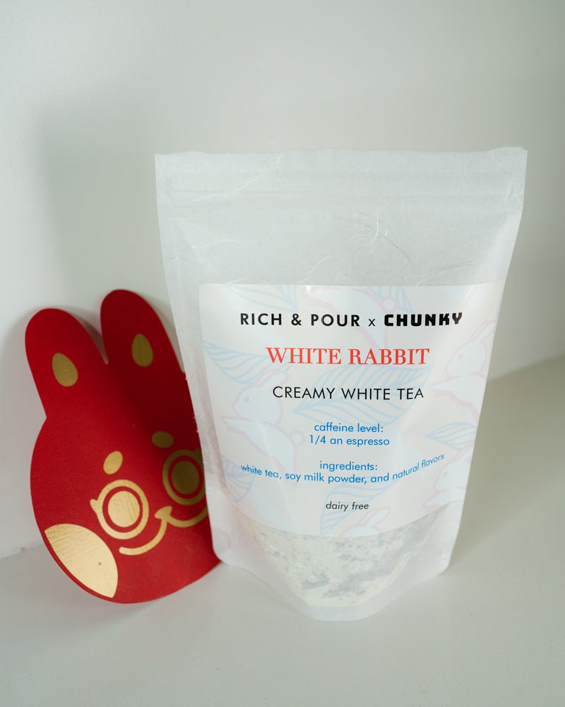 White Rabbit - Creamy White Tea Blend - Rich And Pour